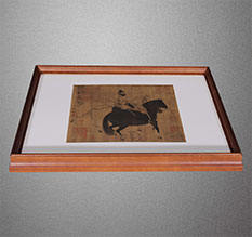 连云书画装裱配框服务案例